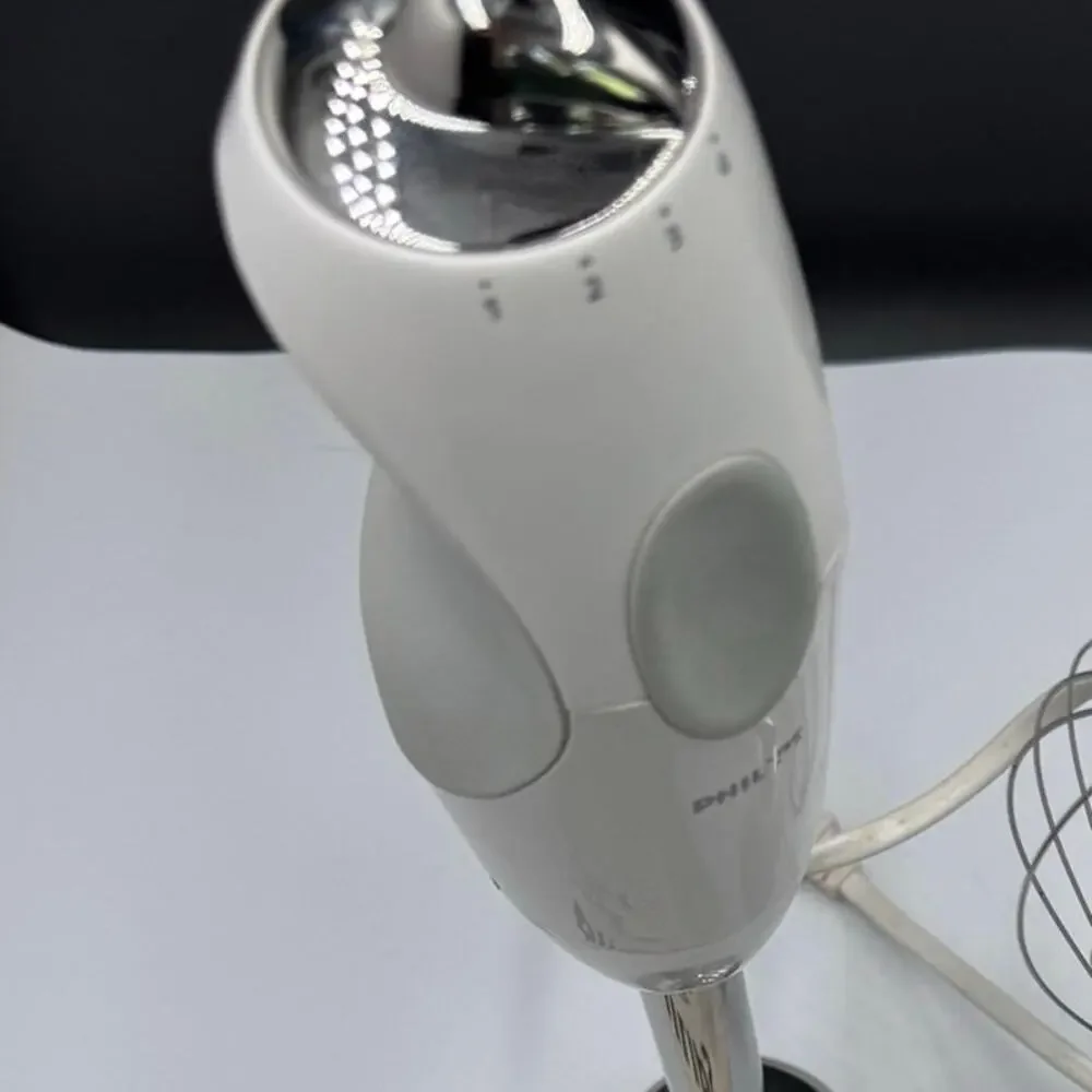 Philips Daily Collection Hand Blender Chopper Set Whisk HR1357 HR1358 300W White